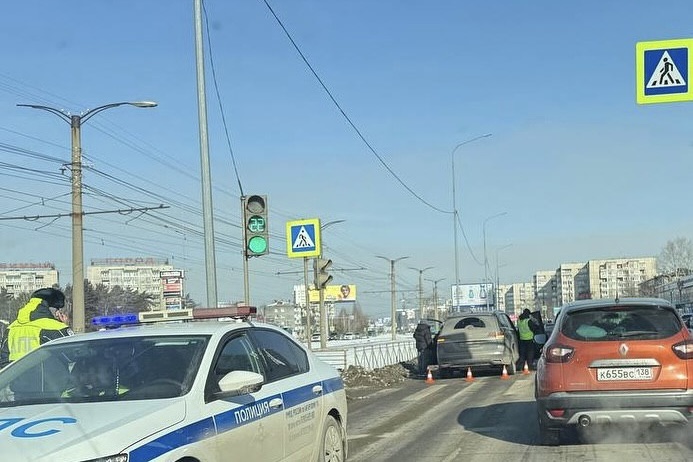 Пешехода сбили в Ангарске. Фото из телеграм-канала «ДТП. Ангарск»