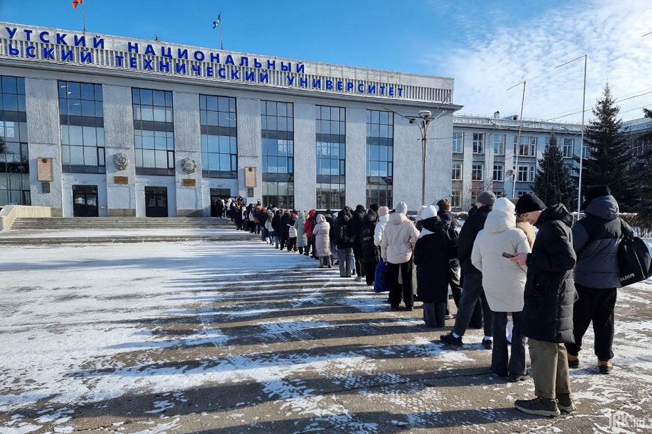 Очередь на встречу с Мизулиной. Фото Светланы Павловой, IRK.ru