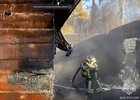 Пожар в садоводстве. Скриншот видео пресс-службы ГУ МЧС России по Иркутской области