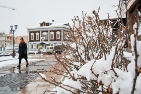 Снег в Иркутске. Фото: Маргарита Романова, IRK.ru