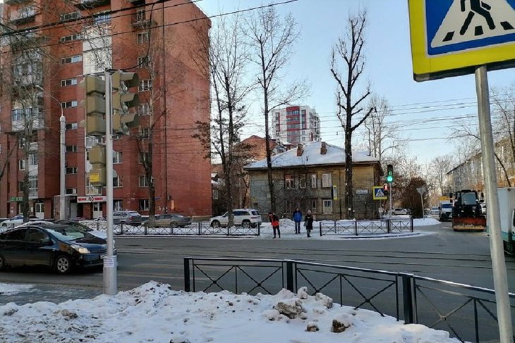 Октябрьский округ. Фото из телеграм-канала «Свет38»