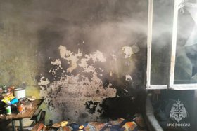 Место пожара. Фото пресс-службы ГУ МЧС по Иркутской области