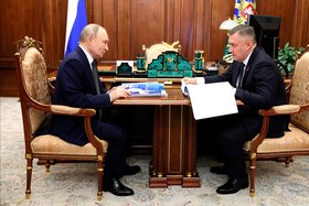 Встреча президента с губернатором Иркутской области. Фото с сайта Кремля