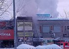 Пожар в Железногорске-Илимском. Фото ГУ МЧС России по Иркутской области