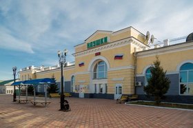 Вокзал на станции Наушки. Фото ВСЖД