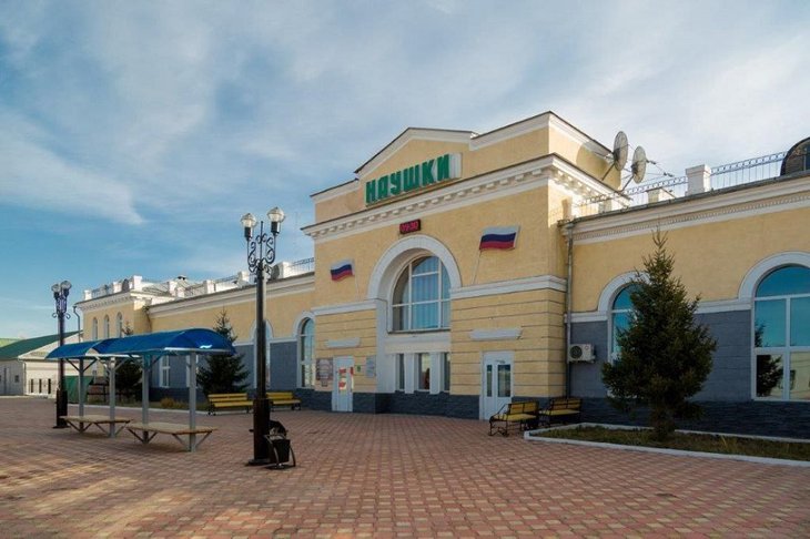 Вокзал на станции Наушки. Фото ВСЖД