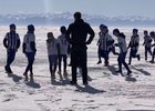 Юные футболисты записали обращение Месси. Скриншот видео