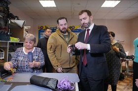 Александр Ведерников на форуме волонтеров. Фото IRK.ru
