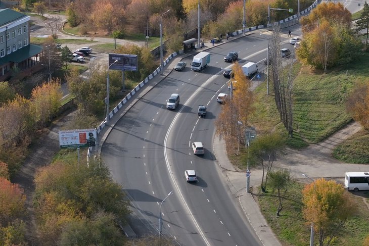 Дороги. Фото пресс-службы правительства Иркутской области