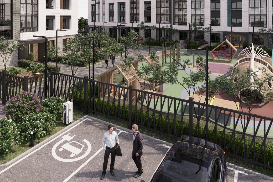 Парковка для электромобилей