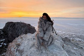 Нюша на Байкале. Фото из телеграм-канала певицы