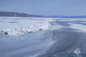 Байкал весной. Фото ГУ МЧС России по Иркутской области