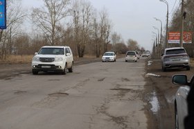 Дорога в Иркутске. Фото пресс-службы администрации города