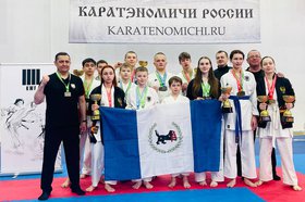 Иркутские каратисты на турнире в Москве. Фото Иркутского регионального отделения Федерации каратэномичи России