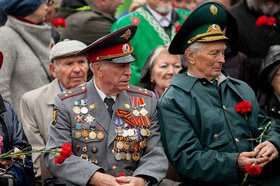 Участники парада 9 Мая. Фото из архива IRK.ru
