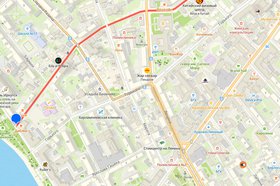 Улица Свердлова. Скриншот с сайта http://www.2gis.ru*