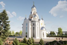 Проект храма. Изображение организаторов концерта