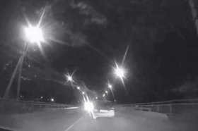 Задержание нетрезвого водителя в Тулуне. Скриншот видео пресс-службы ГУ МВД России по Иркутской области