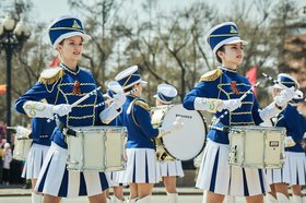 Парад на 9 Мая. Фото Маргариты Романовой, IRK.ru