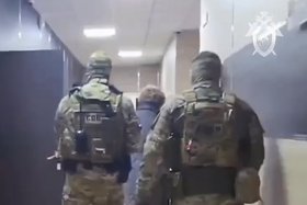 Задержанная бывшая и.о. мэра. Скриншот видео СУ СК России по Иркутской области