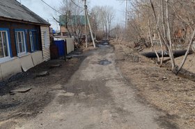 Дорога в Рабочем. Фото пресс-службы думы Иркутска