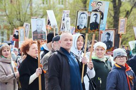 Акция «Бессмертный полк» в Иркутске. Фото Маргариты Романовой, IRK.ru