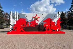 Фотозона. Фото пресс-службы администрации Иркутска