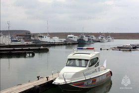 Маломерное судно. Фото пресс-службы ГУ МЧС по Иркутской области
