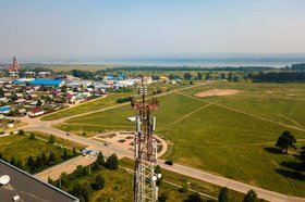 Вышка связи. Фото пресс-службы МегаФона