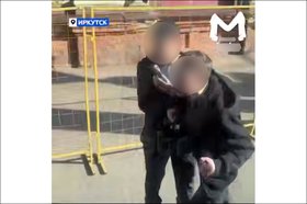 Скриншот видео из телеграм-канала Babr Mash