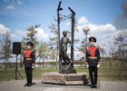 Памятник детям — узникам фашистских концлагерей. Фото пресс-службы правительства Иркутской области