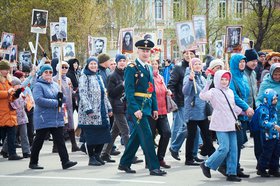 Акция «Бессмертный полк» в Иркутске. Фото Маргариты Романовой, IRK.ru