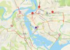 Пробки в Иркутске 30 апреля. Скриншот с сайта www.2gis.ru*