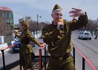 Праздичный трамвай. Фото пресс-службы администрации Иркутска
