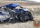 Honda Freed после ДТП в Аларском районе. Скриншот видео пресс-службы Госавтоинспекции Иркутской области