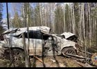 Последствия аварии. Скриншот видео Госавтоинспекции региона