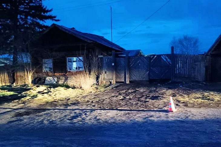 Место ДТП. Фото пресс-службы Госавтоинспекции Иркутской области