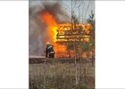 Пожар. Скриншот видео пресс-службы ГУ МЧС России по Иркутской области