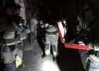 Место пожара в Усть-Куте. Фото ГУ МЧС России по Иркутской области