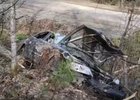 Машина после ДТП. Скриншот видео пресс-службы Госавтоинспекции Иркутской области