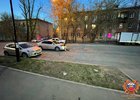 Место ДТП. Фото пресс-службы Госавтоинспекции Иркутска