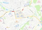 Два путепровода на улице Сергеева. Скриншот с сайта Яндекс.Карты