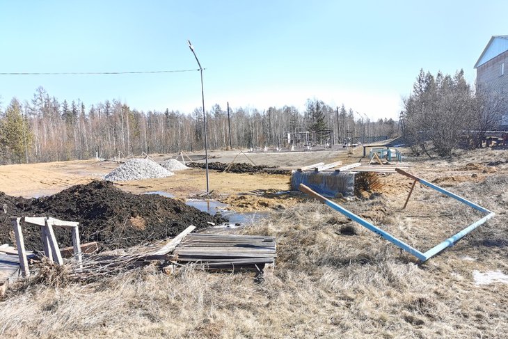 Стадион на момент приемки актов. Фото пресс-службы прокуратуры региона
