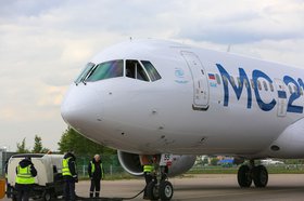 МС-21. Фото из телеграм-канала ПАО «ОАК»