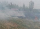 Ландшафтный пожар. Фото пресс-службы ГУ МЧС России по Иркутской области