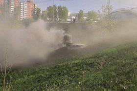 Задымление. Фото пресс-службы ГУ МЧС по региону