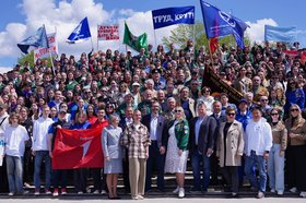 Марш готовности студенческих отрядов. Фото IRK.ru