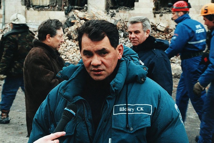 Сергей Шойгу в годы службы в МЧС