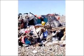 Свалка. Скриншот видео из телеграм-канала «Телекомпания „Феникс“ Усолье»