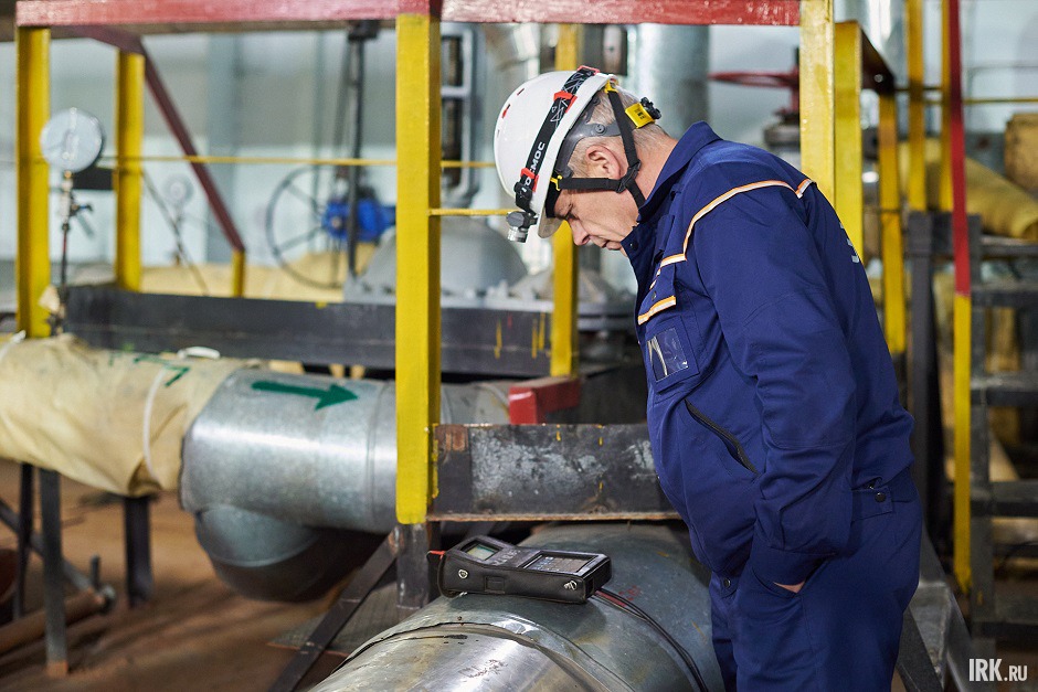 Теплоэнергетик за работой